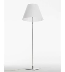 Costanza Grande golvlampa m. sensordimmer, Vit
