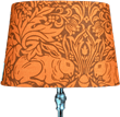 Linus 23 oval lampskärm Brer Rabbit Orange