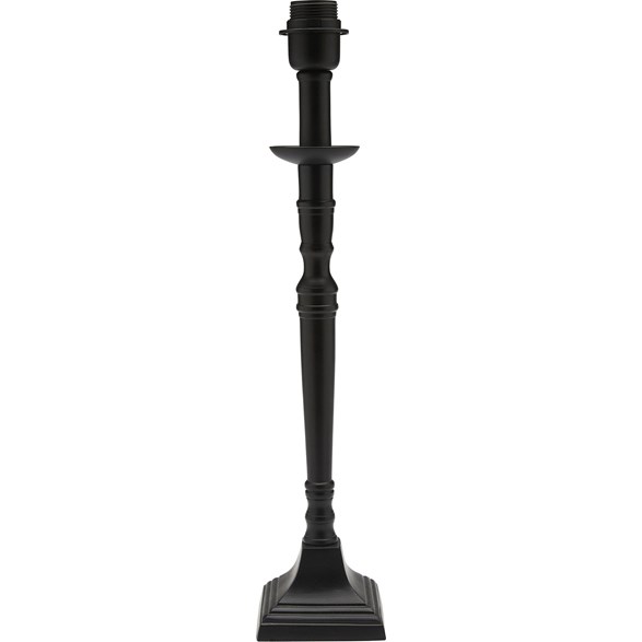 Salong Lampfot, Matt Svart 53cm