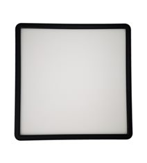 LED ultra square plafond, svart