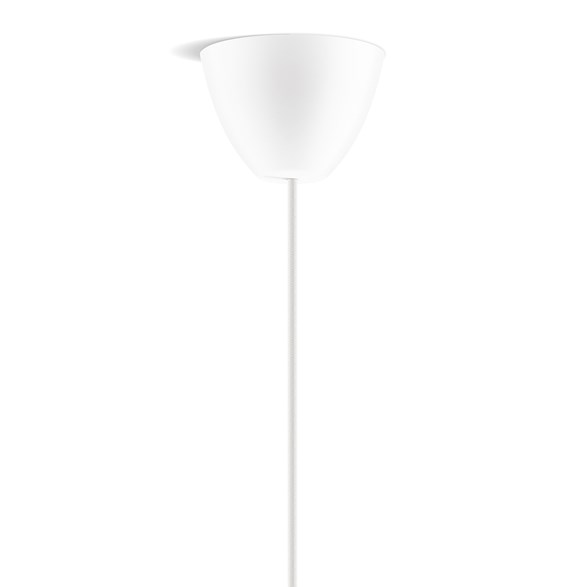 Lamptop round, mattvit 11,7cm