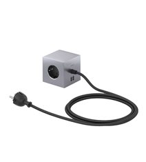 Square 1 USB/magnet grenuttag, Aluminium