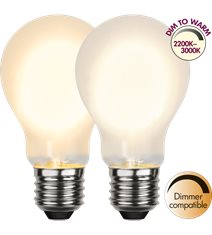 LED-lampa E27 normal Dim To Warm, 4W(27W) dimbar
