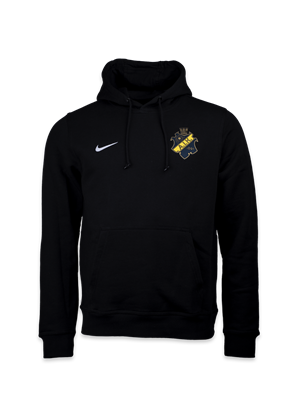 NIKE HOODIE FÄRGAD SKÖLD SVART