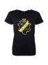 T-SHIRT SVART SKÖLD - DAM