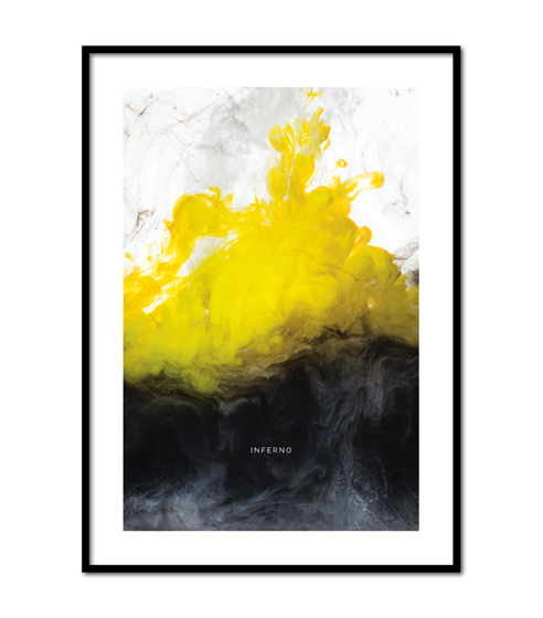 Poster Inferno- vit kant