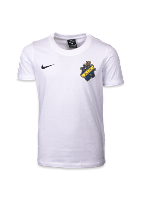Nike vit t-shirt färgad sköld