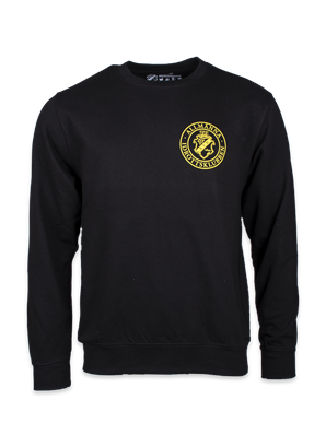 SWEATSHIRT SVART RUND MÄRKE 2022 - HERR