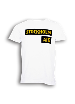 T-SHIRT VIT AIK STHLM - HERR