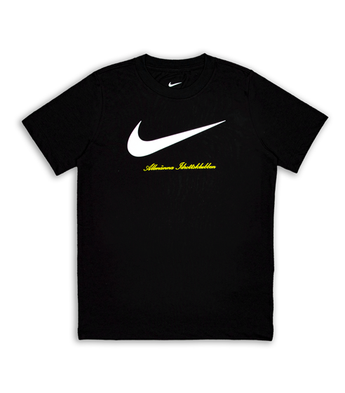 NIKE T-SHIRT SVART SKRIVSTIL - JUNIOR