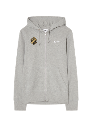 NIKE ZIPHOOD GRÅ SV/GULD SKÖLD - HERR