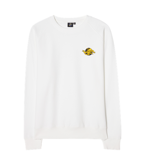 CREWNECK VIT VI ÄR ÖVERALLT - HERR