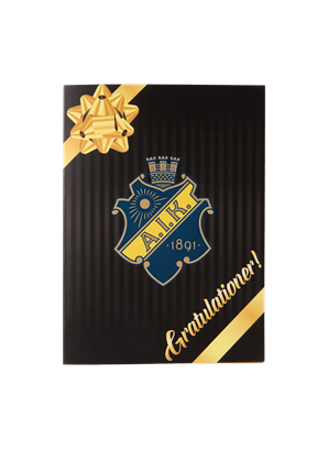 GRATULATIONSKORT - 1st