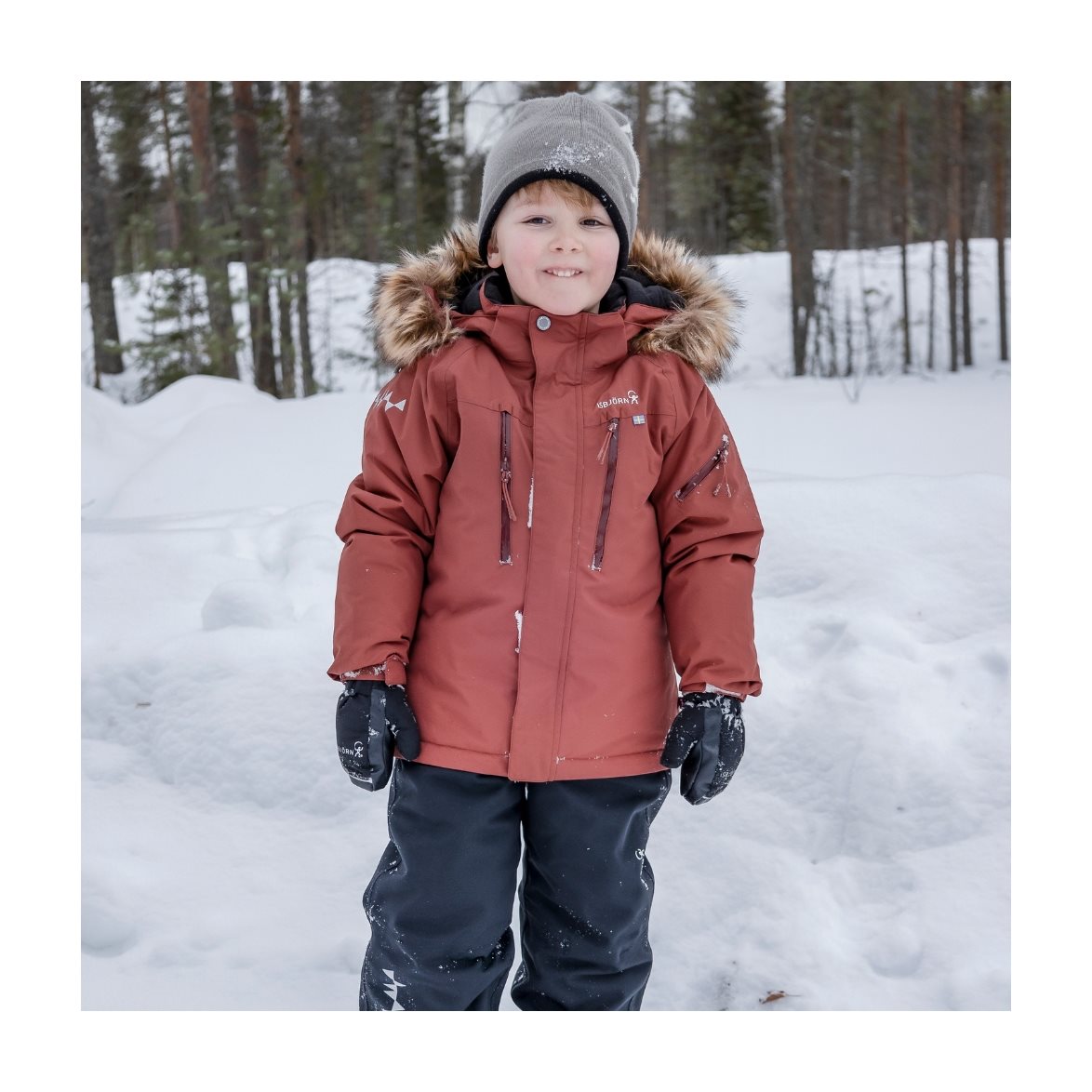 ISBJÖRN of Sweden スキーウェア 上　120 キッズ ISBJÖRN SNOWBALL Winter Jacket Kids - ISBJÖRN of Sweden