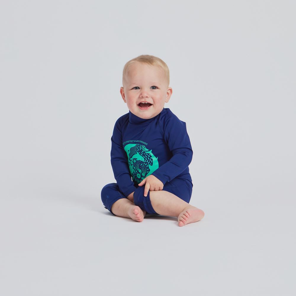 ISBJÖRN DOLPHINE Sun Jumpsuit Kids - ISBJÖRN of Sweden