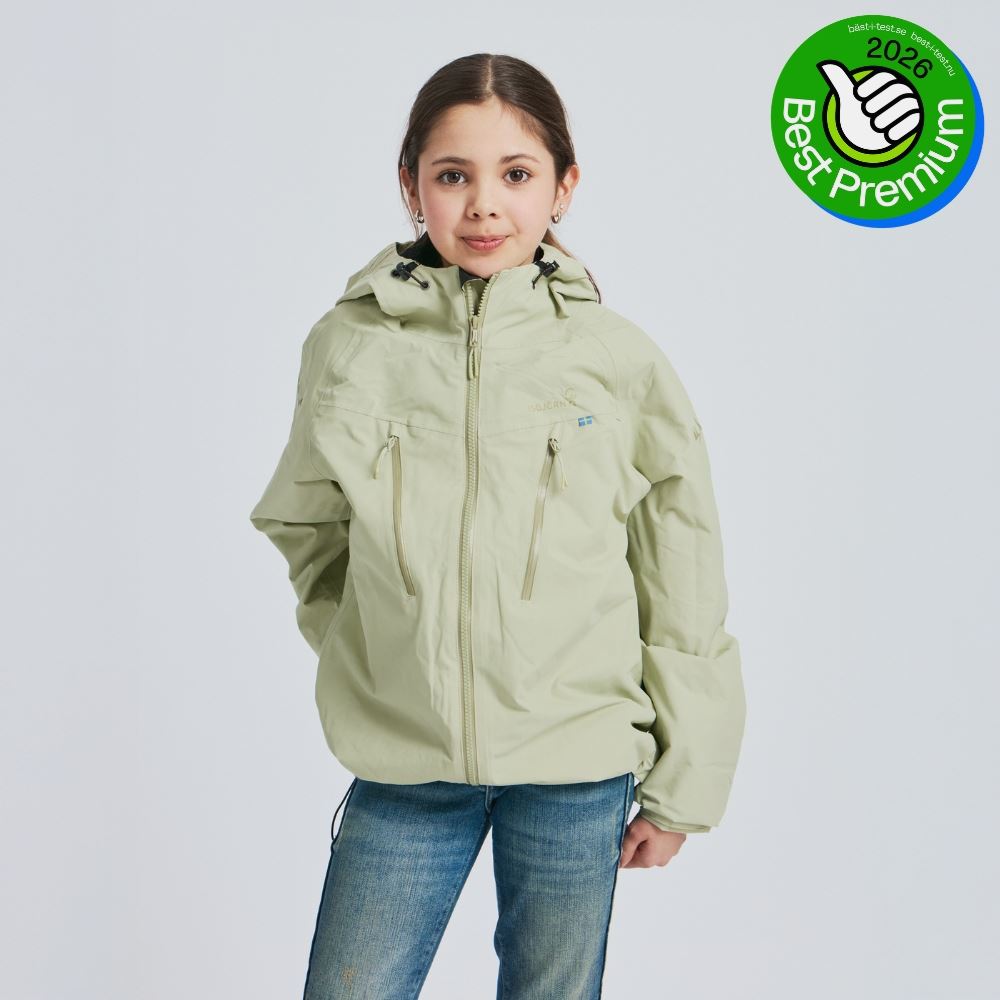ISBJÖRN MONSUNE Hardshell Jacket - Forest Dew, 11-12yr/ 146-152