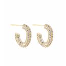 Monaco Pavé Hoops 13mm