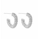 Monaco Pavé Hoops 13mm