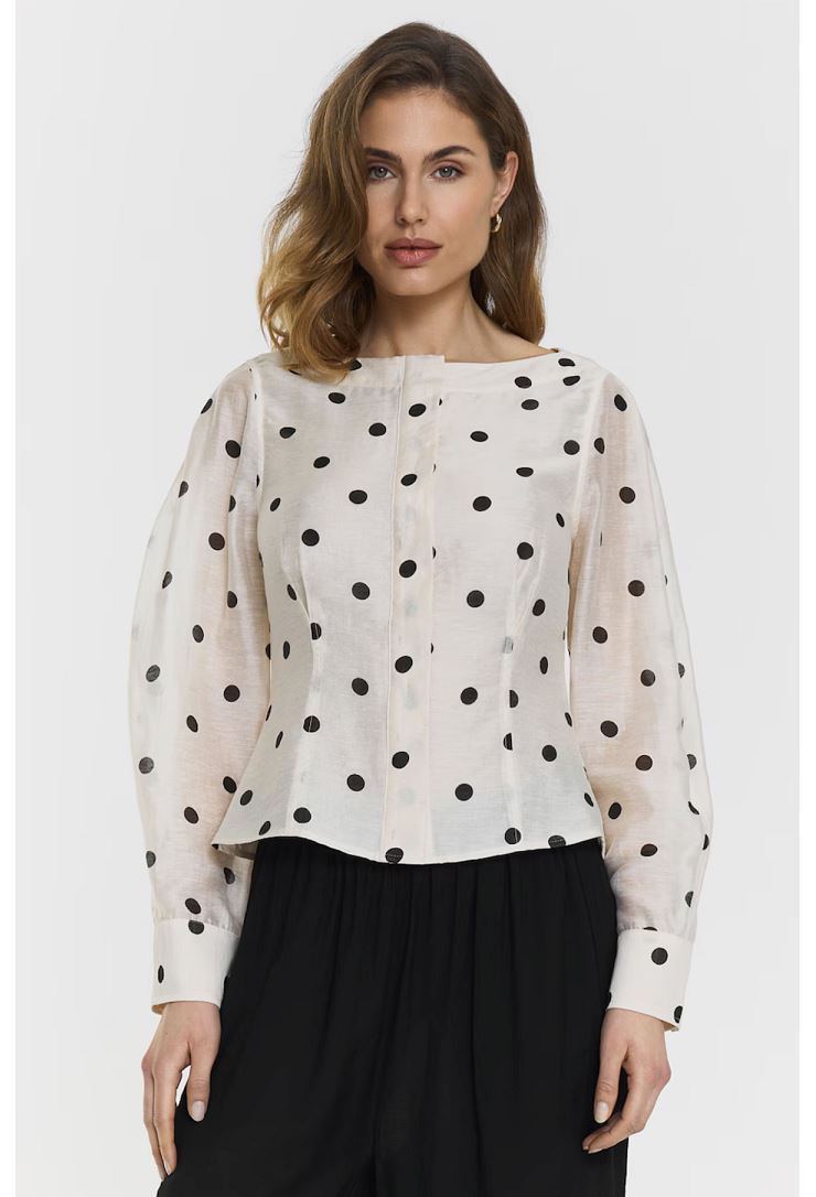 Maika Blouse Dot Print