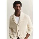 COTTON LINEN TEXTURED CARDIGAN