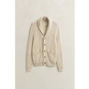 COTTON LINEN TEXTURED CARDIGAN