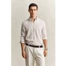 REG LINEN VISCOSE STRIPE SHIRT