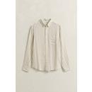 REG LINEN VISCOSE STRIPE SHIRT