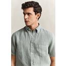 REG GMNT DYED LINEN SS SHIRT