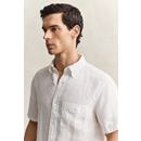 REG GMNT DYED LINEN SS SHIRT