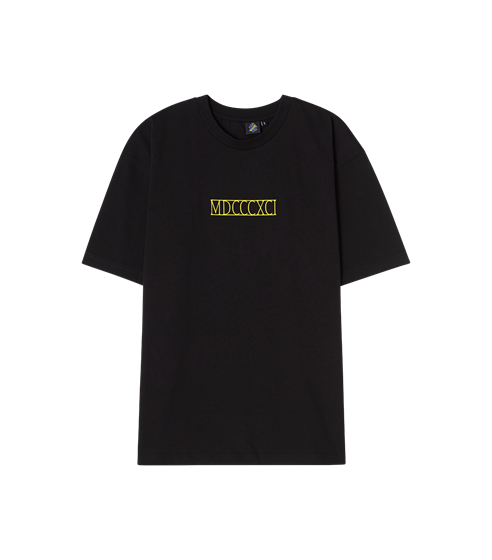 T-SHIRT SV/GUL MDCCCXCI - HERR