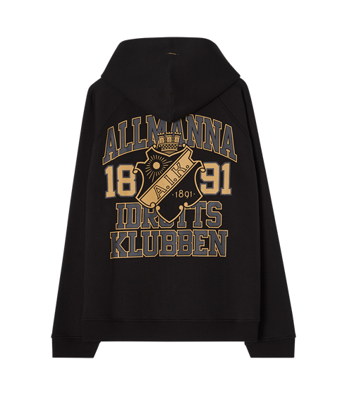 HOOD SVART SKÖLD OVERSIZE - UNISEX