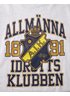 T-SHIRT GRÅ SKÖLD OVERSIZED - UNISEX