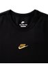 NIKE T-SHIRT SV/GULD SKÖLD - HERR