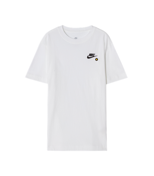 NIKE T-SHIRT VIT CIRKEL - JUNIOR