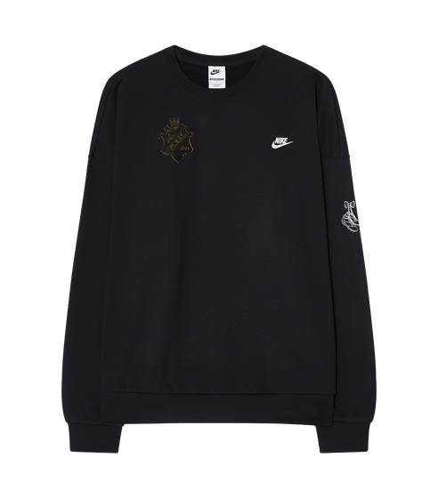 NIKE CREWNECK SVART SKRUVDOBB - HERR
