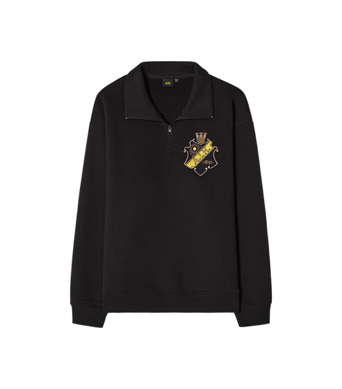 AIK Shop - HALVZIP SWEATER SKÖLD/STHLM - UNISEX - Officiell souvenirbutik