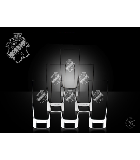 GLAS ALLROUND SKÖLD - 6-p