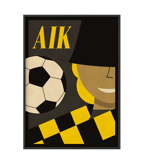 POSTER -  AIK HALSDUK/HATT