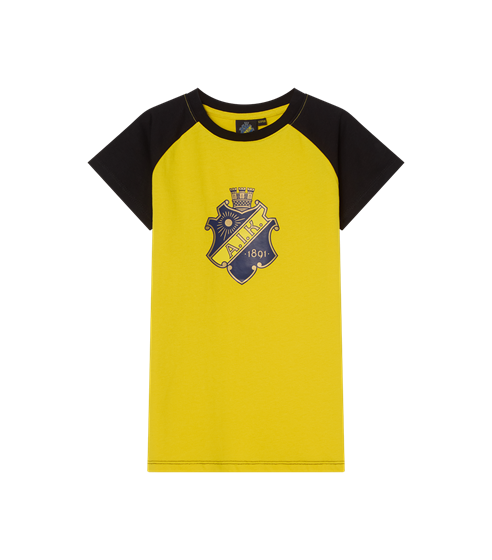 T-SHIRT GUL SKÖLD - BARN