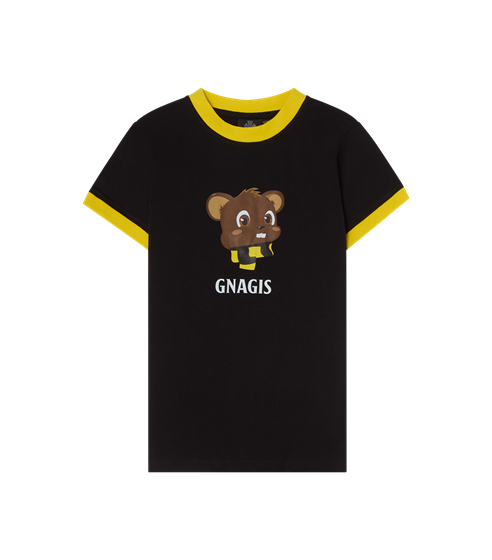 T-SHIRT SVART GNAGIS - BARN