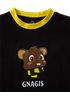 T-SHIRT SVART GNAGIS - BARN