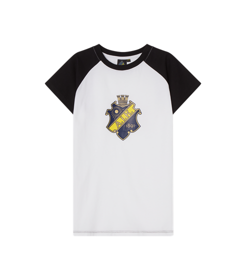 T-SHIRT SV/VIT SKÖLD - BARN