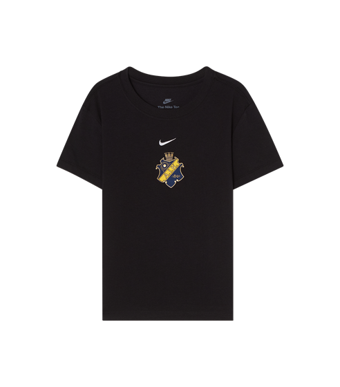 NIKE T-SHIRT SVART SKÖLD MITTEN - DAM
