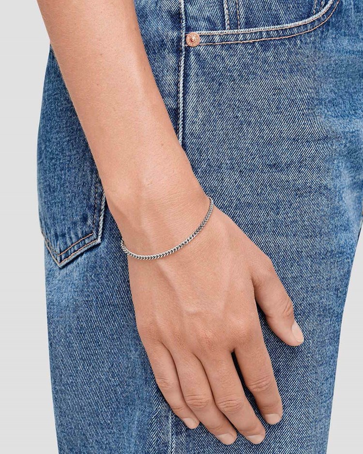 アクセサリー TOMWOOD Curb Bracelet M Curb Bracelet M - Tom Wood Project Official Online Store
