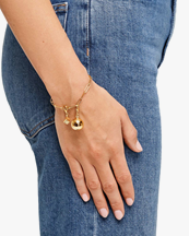 Tom Wood Box Bracelet Gold