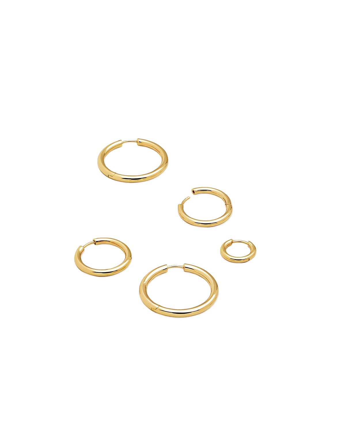 Tom Wood Classic Hoop Earrings Small Gold - Vallgatan 12