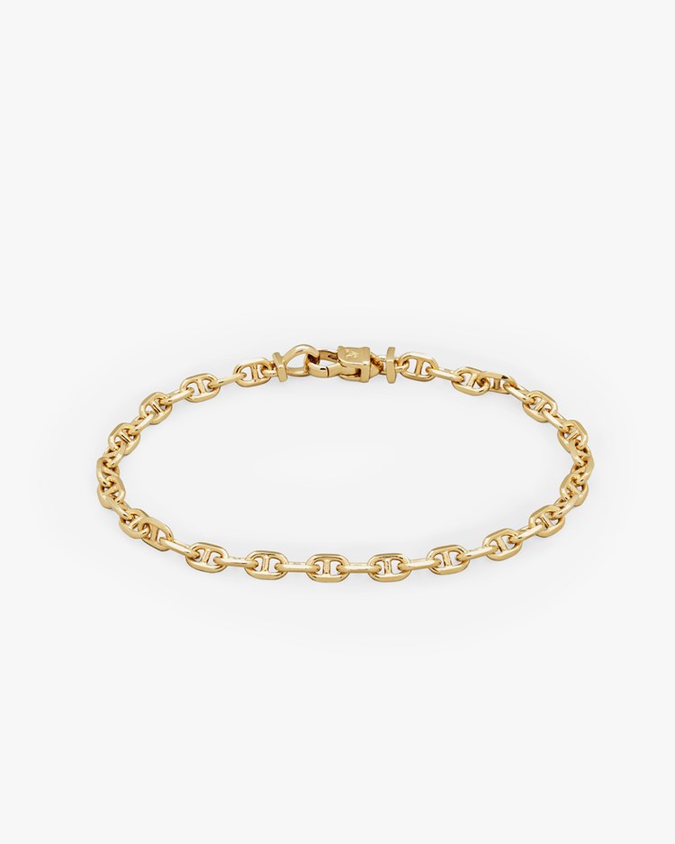 Tom Wood Cable Bracelet Gold