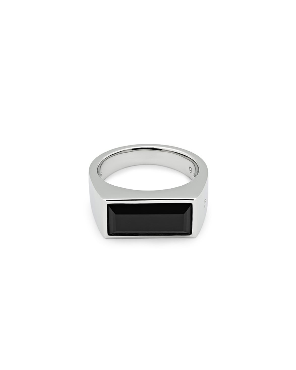 TOM WOOD Peaky Ring Polished Onyx 50 10号 Peaky Ring Polished Onyx - Tom Wood Project Official Online