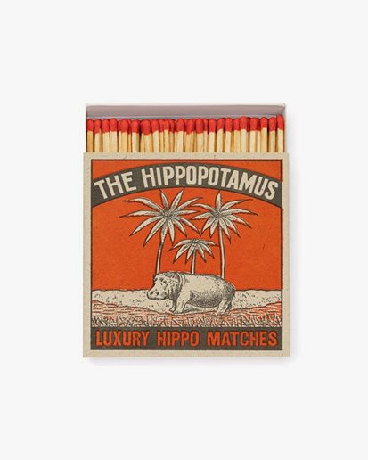 Archivist Hippo Match Box