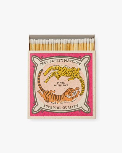 Archivist Chasing Big Cats Match Box